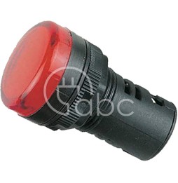 Lampka diodowa 24 V AC/DC, czerwony, PLML1L24