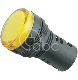 Lampka diodowa 220 V AC, żółty, PLML3L220
