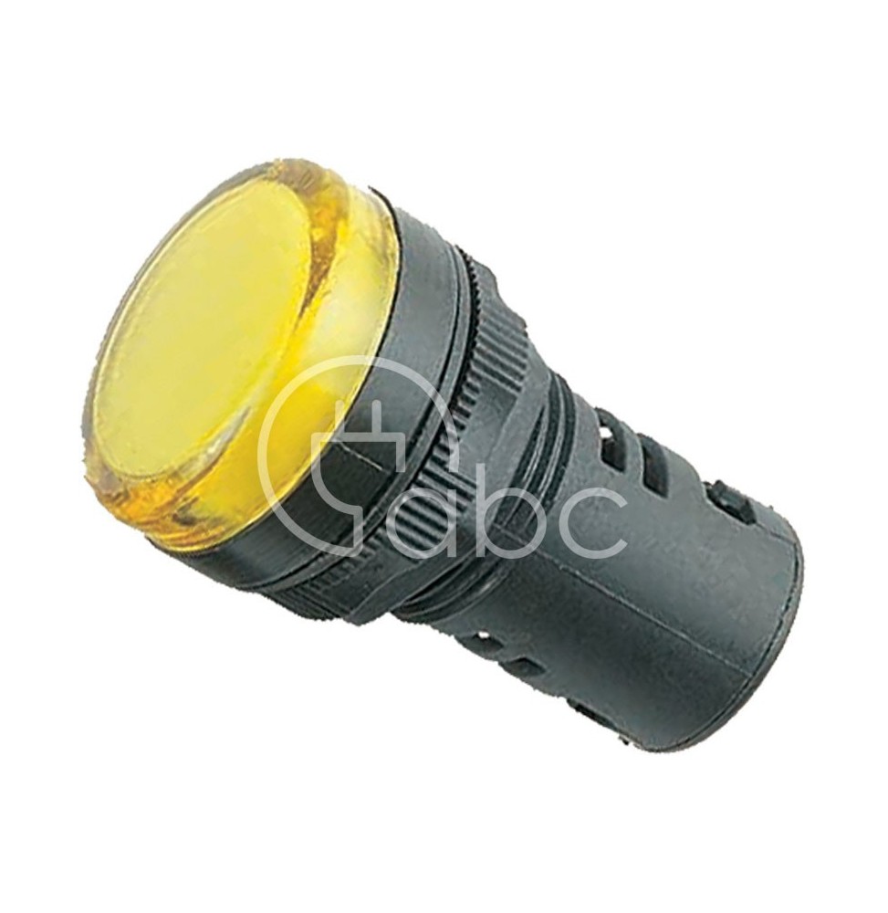 Lampka diodowa 220 V AC, żółty, PLML3L220