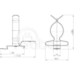 Klamra uziemiająca EMC SFZ/SKL 30-38, 36885