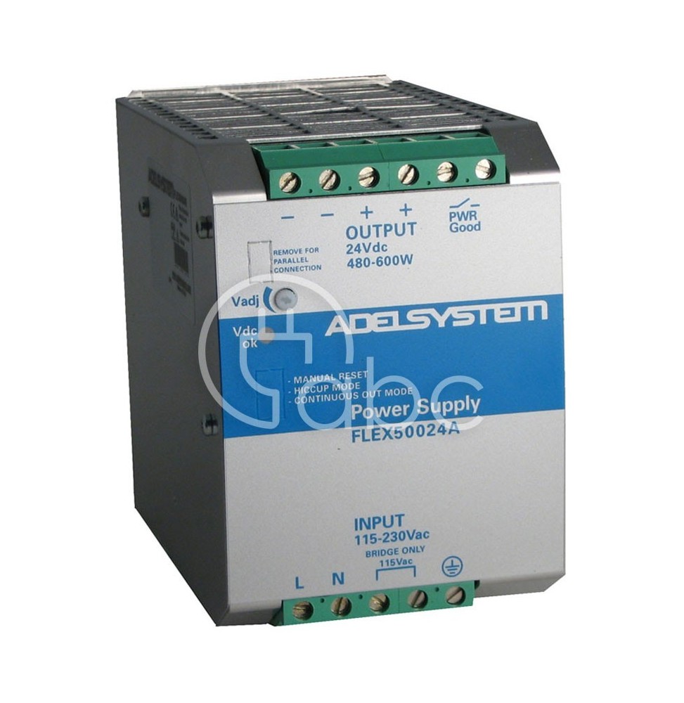 Zasilacz impulsowy 230 V AC/24 V DC, 22 A, 524 W, FLEX50024A