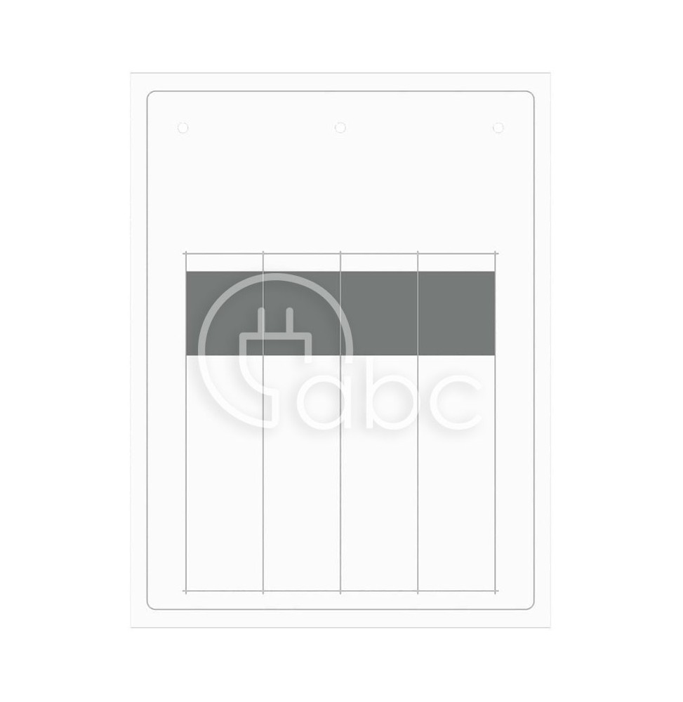 Etykiety samolaminujące 38x15 mm na przewód 4,3x7 mm białe, ESA3815W