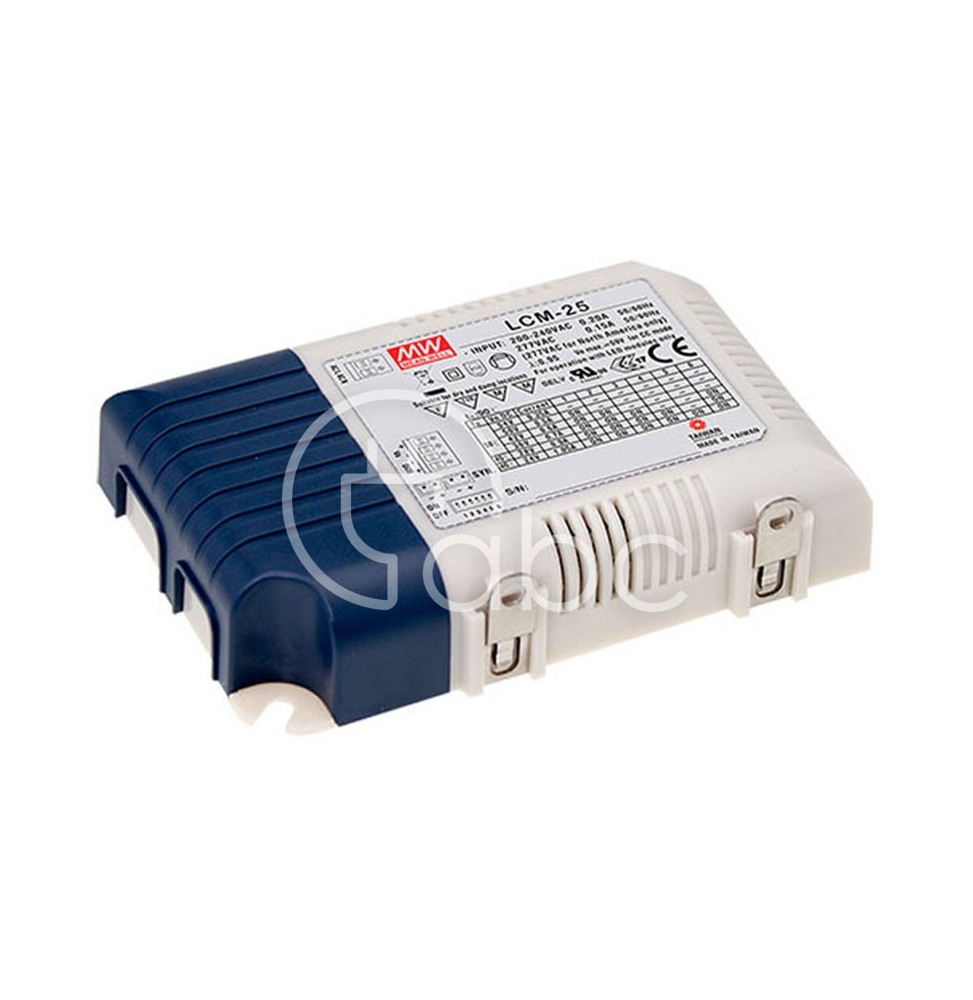 Zasilacz LED 230 V AC/6-54 V DC, do wyboru, 25 W, LCM-25DA