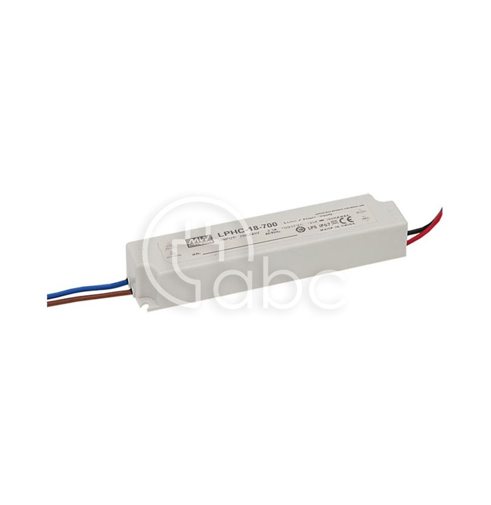 Zasilacz LED 230 V AC/6-48 V DC, 0,35 A, 18 W, LPHC-18-350