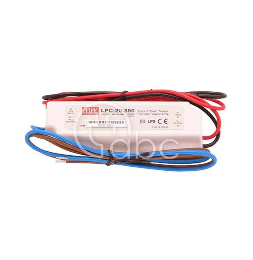 Zasilacz LED 230 V AC/3-48 V DC, 0,35 A, 20 W, LPC-20-350