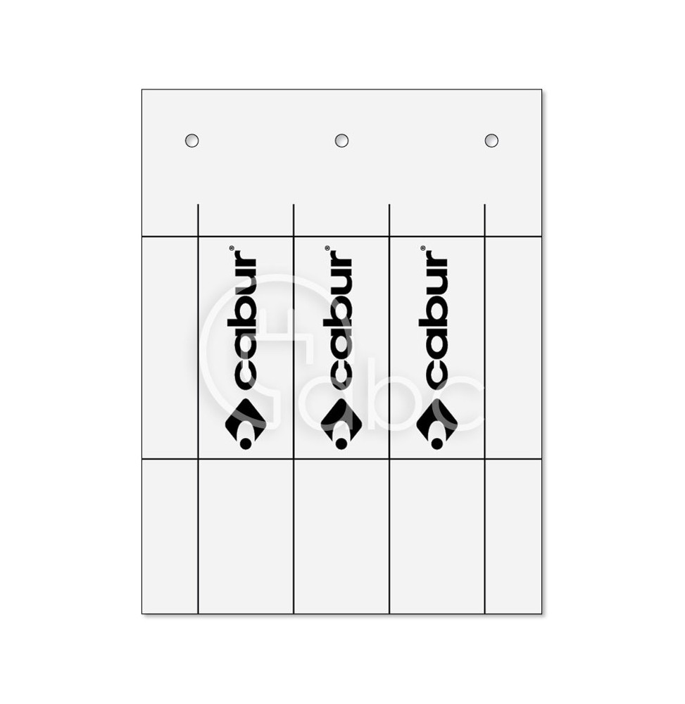 Tabliczki samoprzylepne 30x70 mm, białe, TAP3070AW