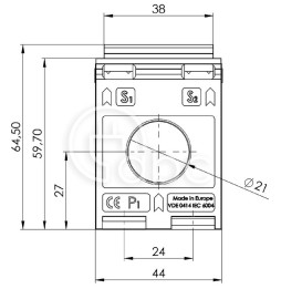 Przekładnik prądowy nn ASR, 150/5 A, 3,75 VA, kl.1, 27041