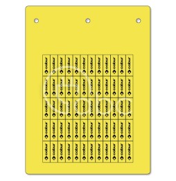 Etykiety samoprzylepne 7x20 mm, żółte, TAV207AY