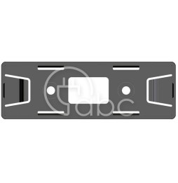 Uchwyt do tabliczek 15x49 mm, przylepny, PT5217BA