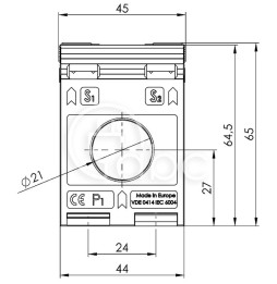 Przekładnik prądowy nn ASR, 200/5 A, 3,75 VA, kl.1, 26051