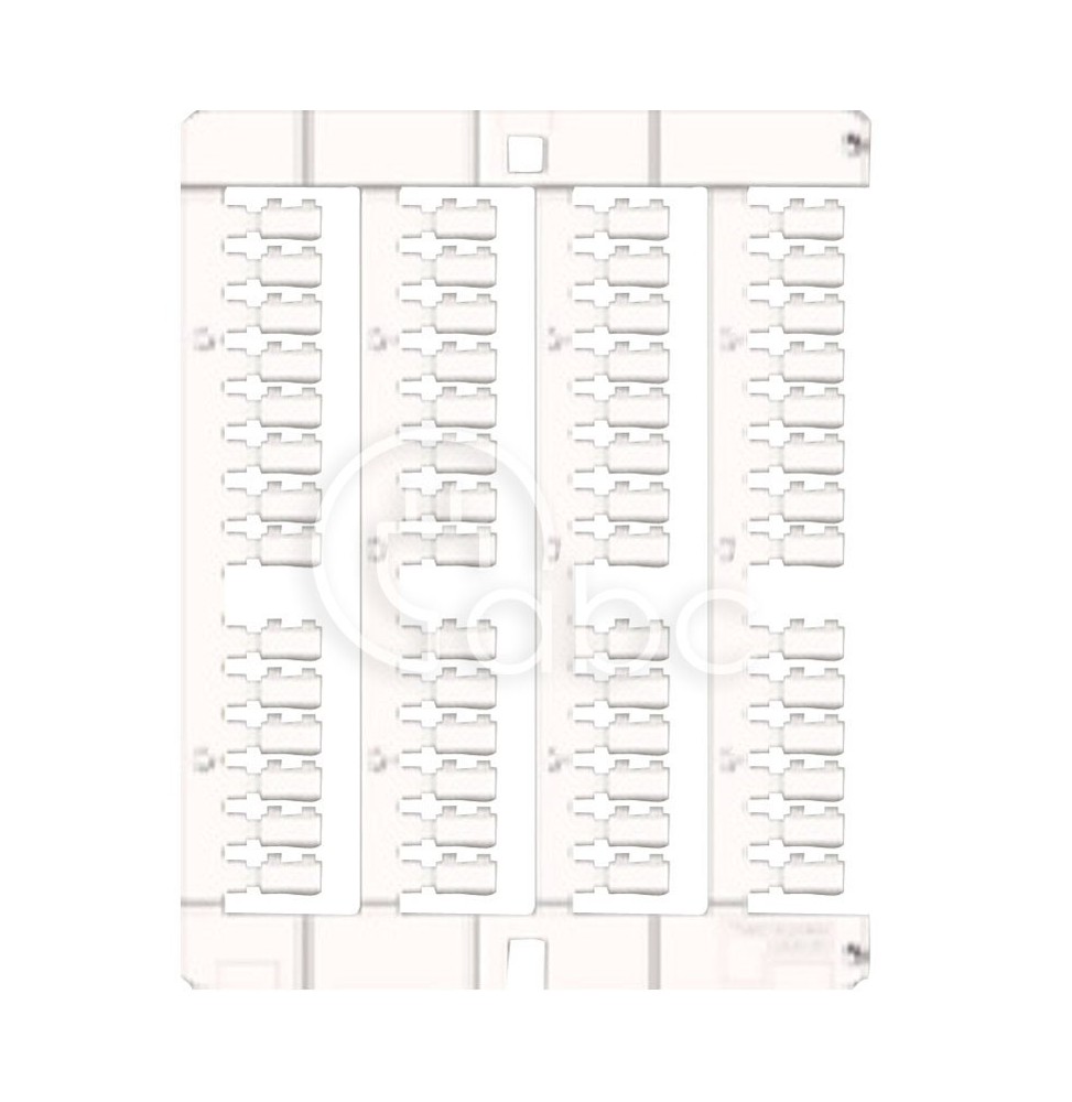 Oznaczniki nasuwane, długość 10 mm, średnica 2-4,4 mm, TMC102044WS
