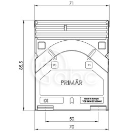 Przekładnik prądowy nn WSK 60, 20/5 A, 5 VA, kl. 1, 35054