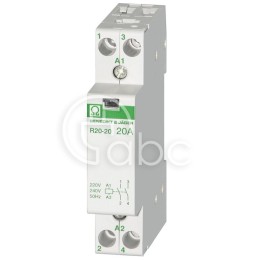 Stycznik modułowy 2P, 24 V AC, 20 A, 2NC, R20-02 24