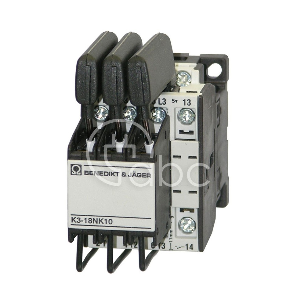 Stycznik kondensatorowy 3P, 24 V AC, 18 A, 12, 5 kVAr, 1NO, K3-18NK10 24