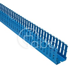 Korytko kablowe grubogrzebieniowe T1-F, 60x80x2000 mm, niebieskie, B01162