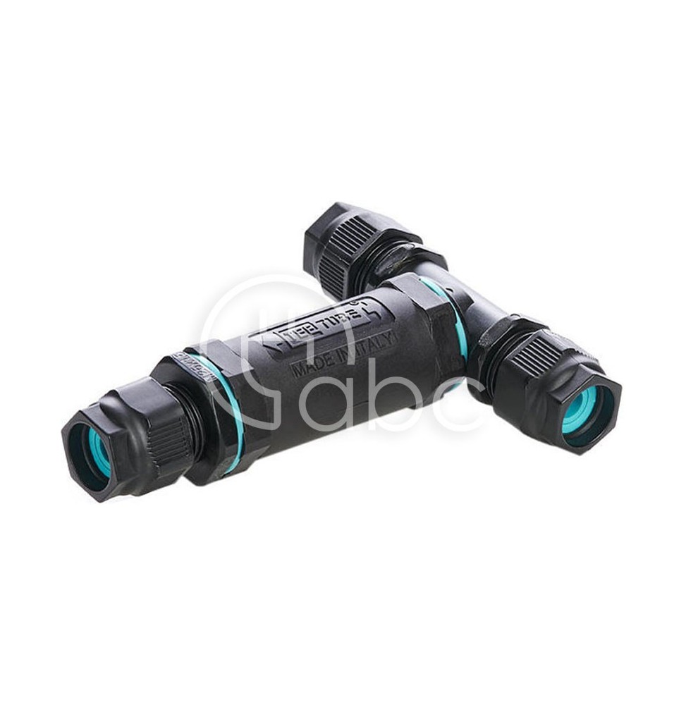 Złącze TEETUBE "T" 3+3 piny IP68, D7-13.5/7-13.5, THB.402.C2E