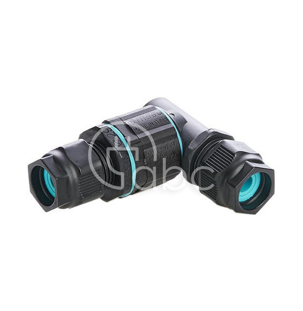 Złącze TEETUBE "L" 3 pin IP68, D7-13.5, THB.390.B1A