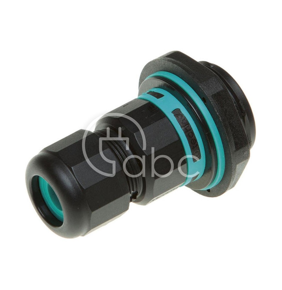 Złącze TEETUBE mini, na panel "I" 2 pin IP68, D7-12, nakrętka M25, THB.391.L2A