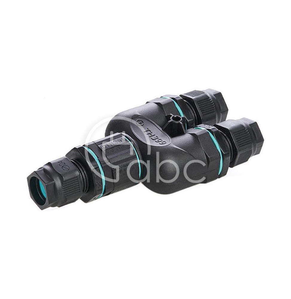 Złącze TEETUBE "Y" 2 pin WP IP68, D8-17/8-17, THB.399.F2C