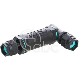 Złącze TEETUBE "L" 3 pin IP68, D7 - 13.5/7 -...