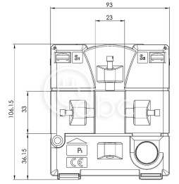 Przekładnik prądowy nn KBU 23, 200/5 A, kl. 3, 80031