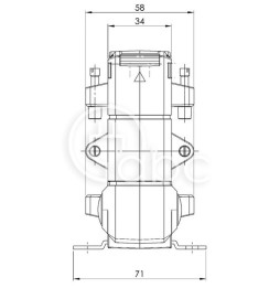 Przekładnik prądowy nn KBU 23, 200/5 A, kl. 3, 80031