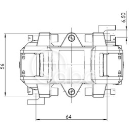Przekładnik prądowy nn KBU 23, 200/5 A, kl. 3, 80031