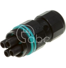 Złącze TEEPLUG mini, gniazdo 2 pin IP68, D7-12,...