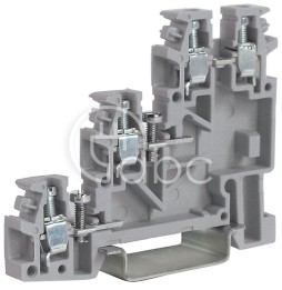 Złącze śrubowe 2,5 mm², 3-piętrowe, szare, TLS.2/GR