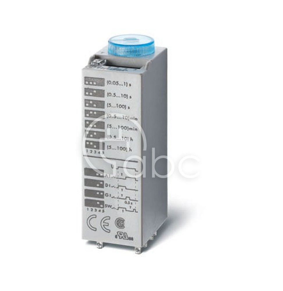Przekaźnik czasowy 4P 230-240 V AC 0,05 s-100 h 7 A wielofunkcyjny 85.04.8.240.0000
