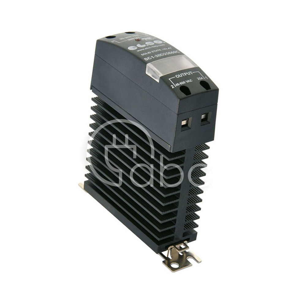 Przekaźnik półprzewodnikowy SSR serii SC1 1Z sterowanie 90-280 V AC wyjście 24-280 V AC 25 A SC1-30D25240C