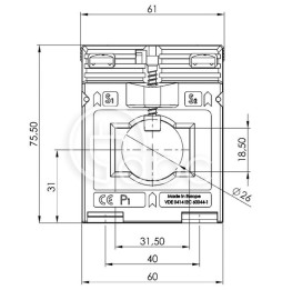 Przekładnik prądowy nn ASK 318.3, 500/5 A, 5 VA, kl.1, 29067
