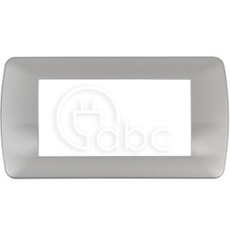 Ramka zewnętrzna do jednostki sterującej zestawu Premium, szare aluminium, 49181
