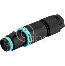 Złącze mikroTEEPLUG, na panel, gniazdo 3 pin IP68, nakrętka M11, THB.381.M3A