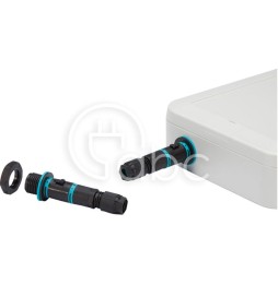 Złącze mikroTEEPLUG, na panel, wtyk 3 pin IP68,...