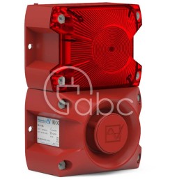 Sygnalizator optyczno-akustyczny czerwony, PA X 1-05, 24 V DC, 23311805000