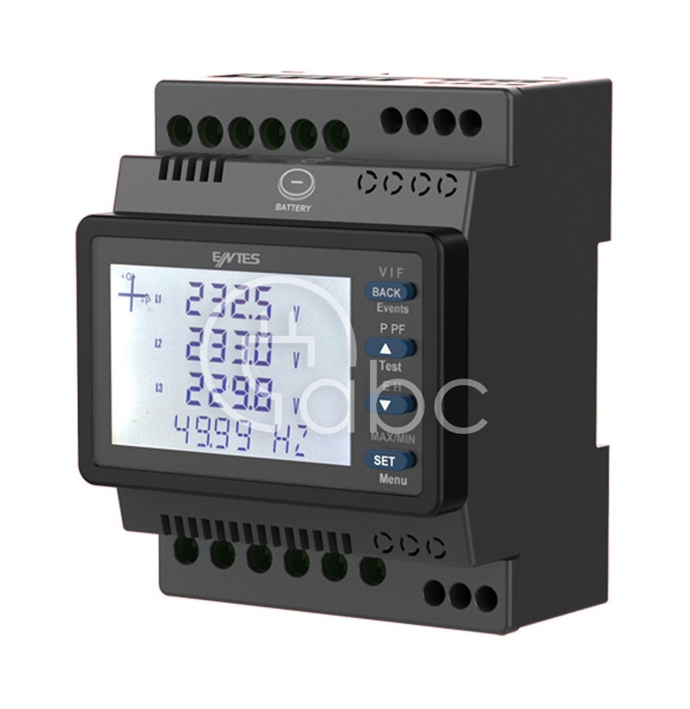 Analizator parametrów sieci MPR-24-PM Modbus RTU, MPR-24-PM