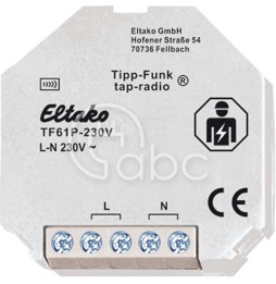 Bezprzewodowy 1- i 2-poziomowy wzmacniacz sygnału EnOcean Tap-radio®, TF61P-230V