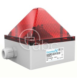 Sygnalizator optyczny czerwony, Quadro LED-HI...