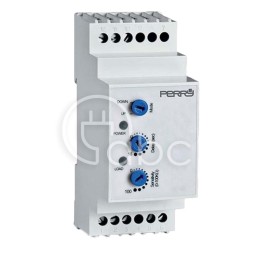 Elektroniczny regulator poziomu, zasilanie 230 V AC, montaż na szynie DIN, IP20, wersja rozszerzona