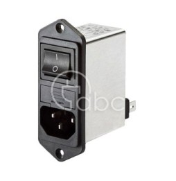 Filtr z gniazdem IEC 250 V AC, 4 A, FN284-4-06