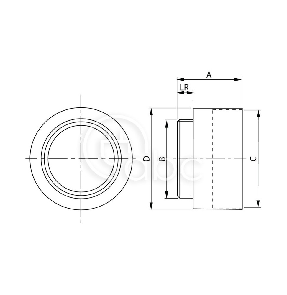Adapter do gwintu, PG42/PG48, mosiężny, 424884