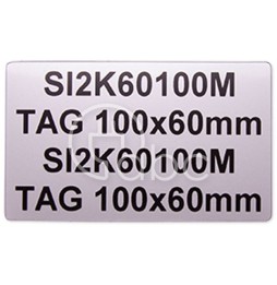Tabliczki PVC nieprzylepne metaliczne, 60x100 mm (22 szt.), EVO60100M