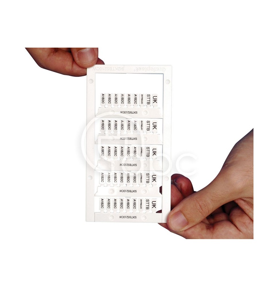 Oznaczniki na złączki Wieland 1,5 mm², szerokość 3,5 mm (900 szt.), SI2KTB3590DW