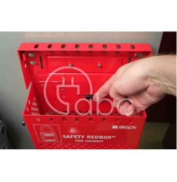 Skrzynka blokowania grupowego LOTO Safety Redbox - czerwona, 145579