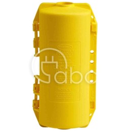 Blokada Hubbell LOTO do przemysłowych złączy wtykowych, żółta, duża, 065968