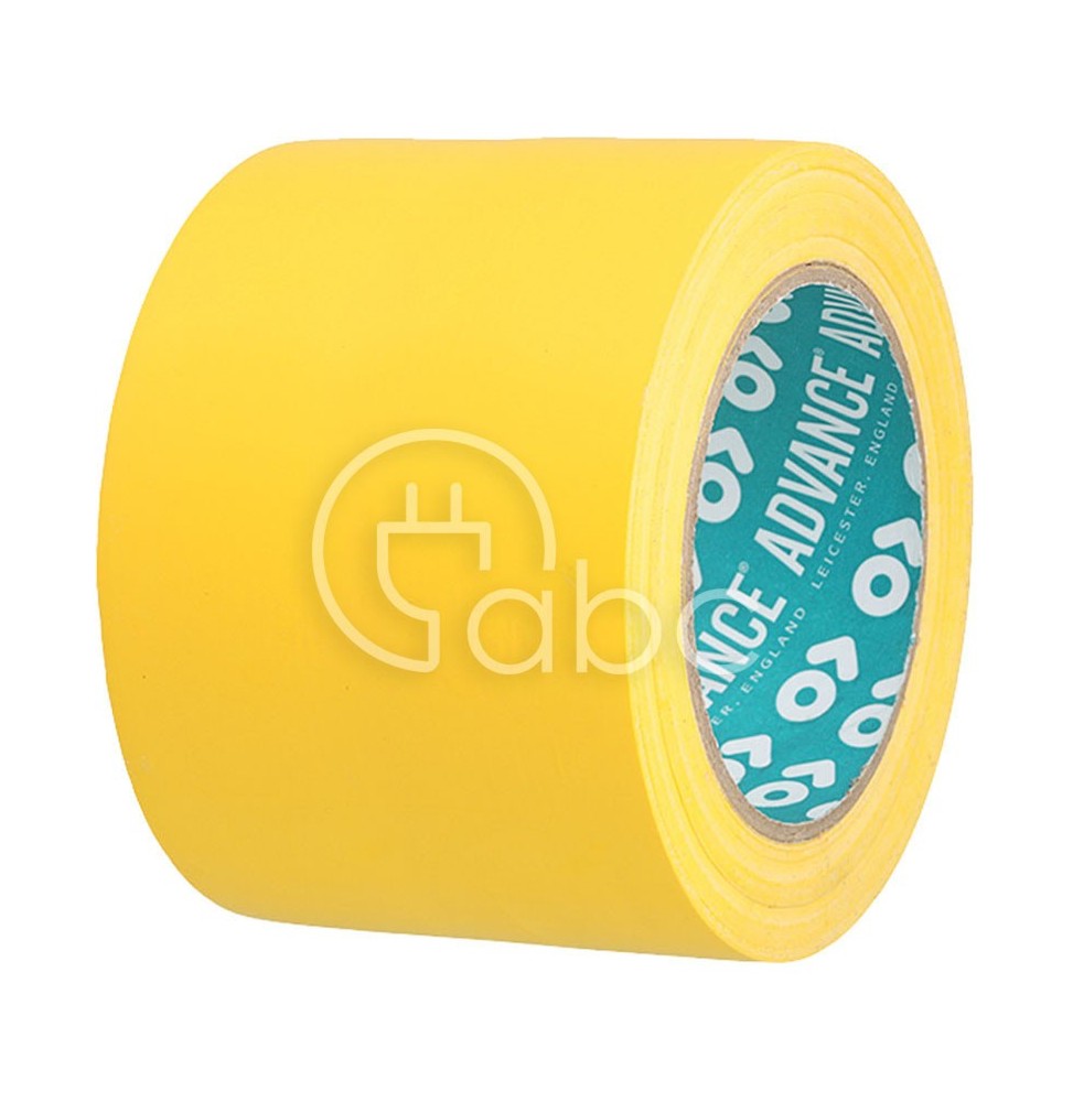 Taśma ostrzegawcza PVC, grubość 0,14 mm, żółta, AT8 100/33