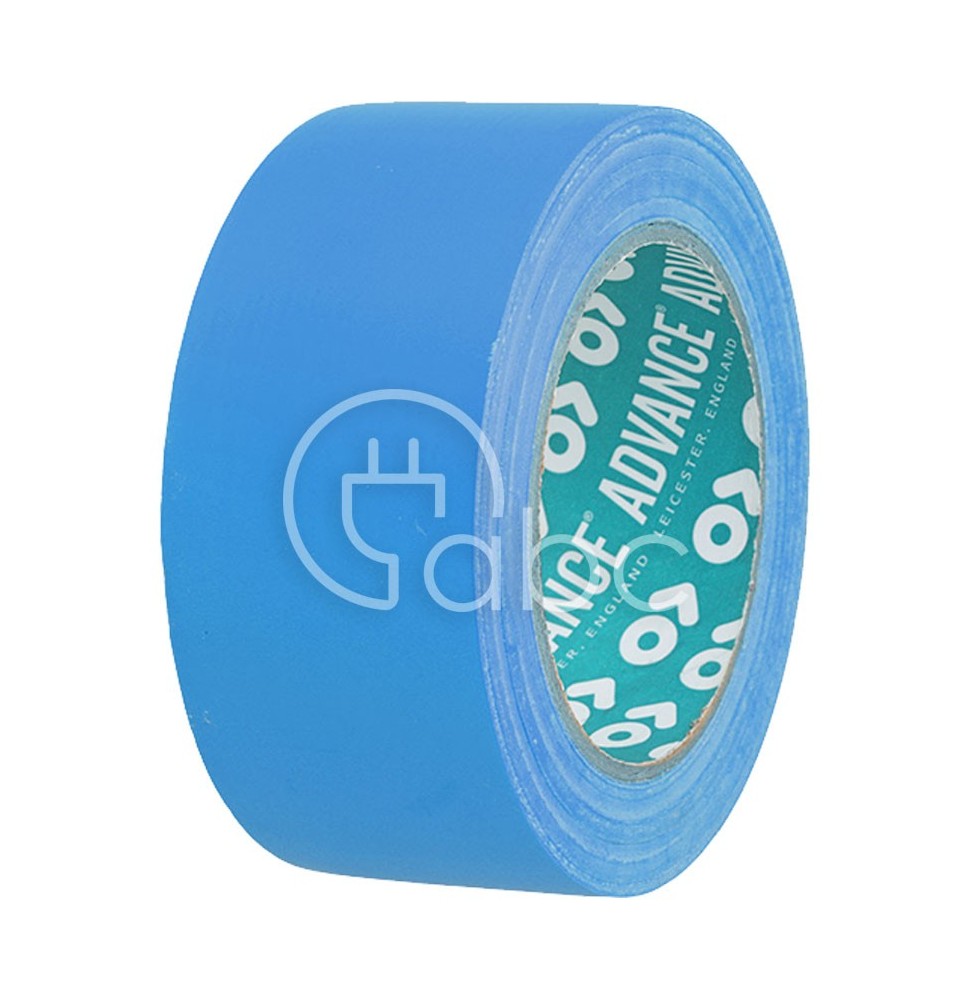 Taśma ostrzegawcza PVC, grubość 0,14 mm, niebieska, AT8 50/33