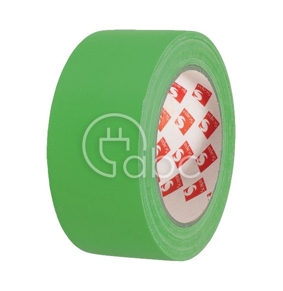 Taśma ostrzegawcza, grubość 0,16 mm, zielona, SCAPA 2721 50/33
