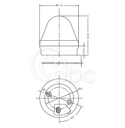 Sygnalizator optyczny COBL50, zielony, LED, 24 V AC/DC, IP65, COBL50GL0242F